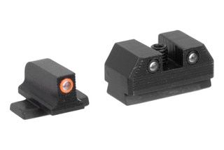 Holosun 507k-compatible night sight set with orange front ring.